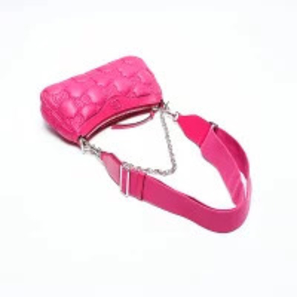 Gucci GG Matelasse Chain Shoulder Bag Pink - Picture 10 of 13